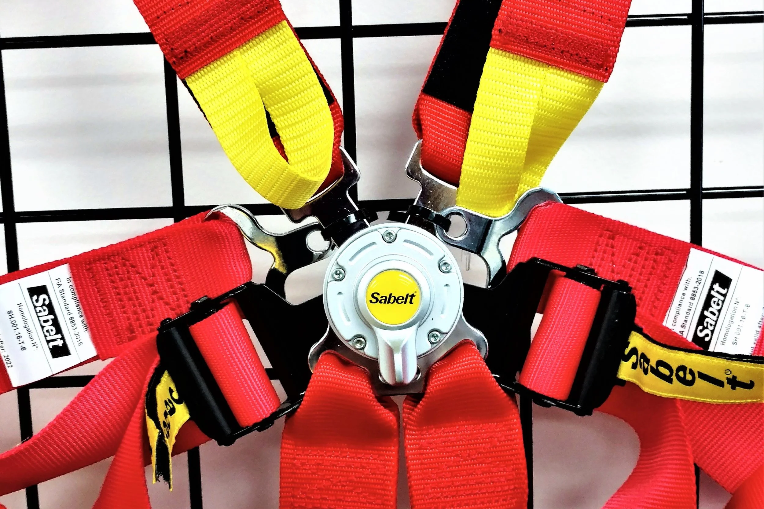 Zamp Pull Down or Pull Up 6-pt, Camlock FIA Harness — Track First